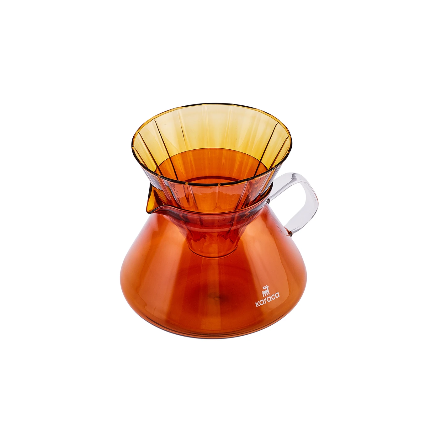 Karaca Winx Borosilikat Narıncı Şüşə Qəhvə Dəmləmə Qabı 650 ml